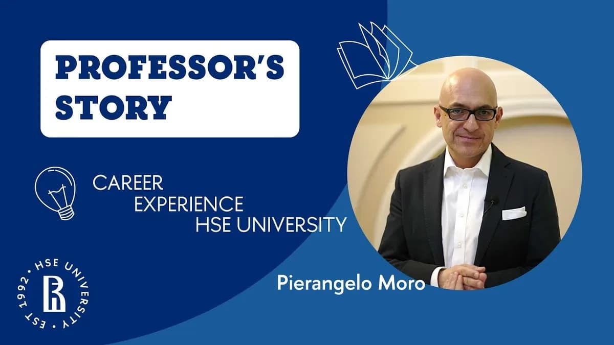 Professor’s Story: Pierangelo Moro